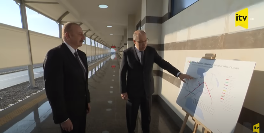 Prezident İlham Əliyev metronun "Xocəsən" stansiyasının açılışında iştirak edib