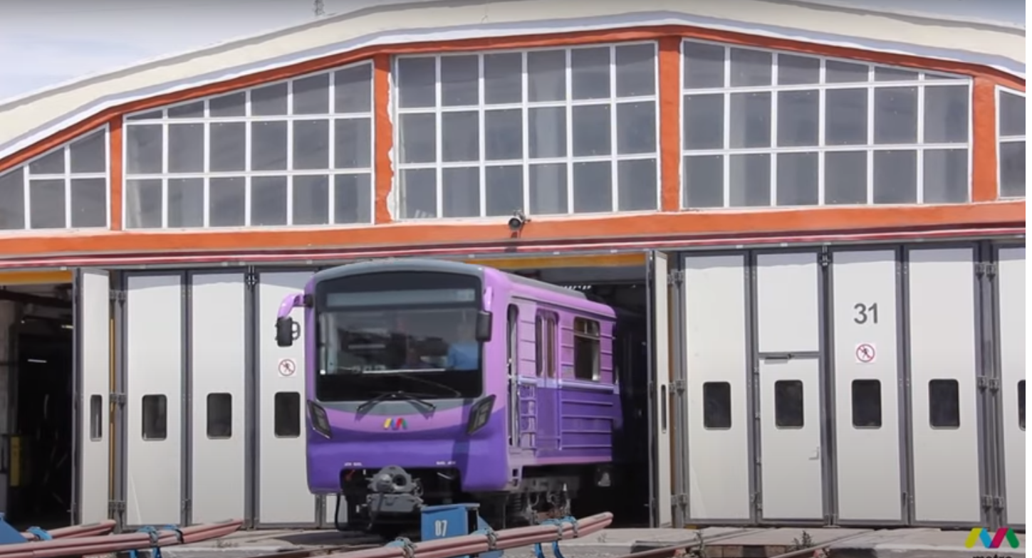 Bakı Metropoliteni-50 il: Xəttə ilk yubiley qatarı buraxılıb