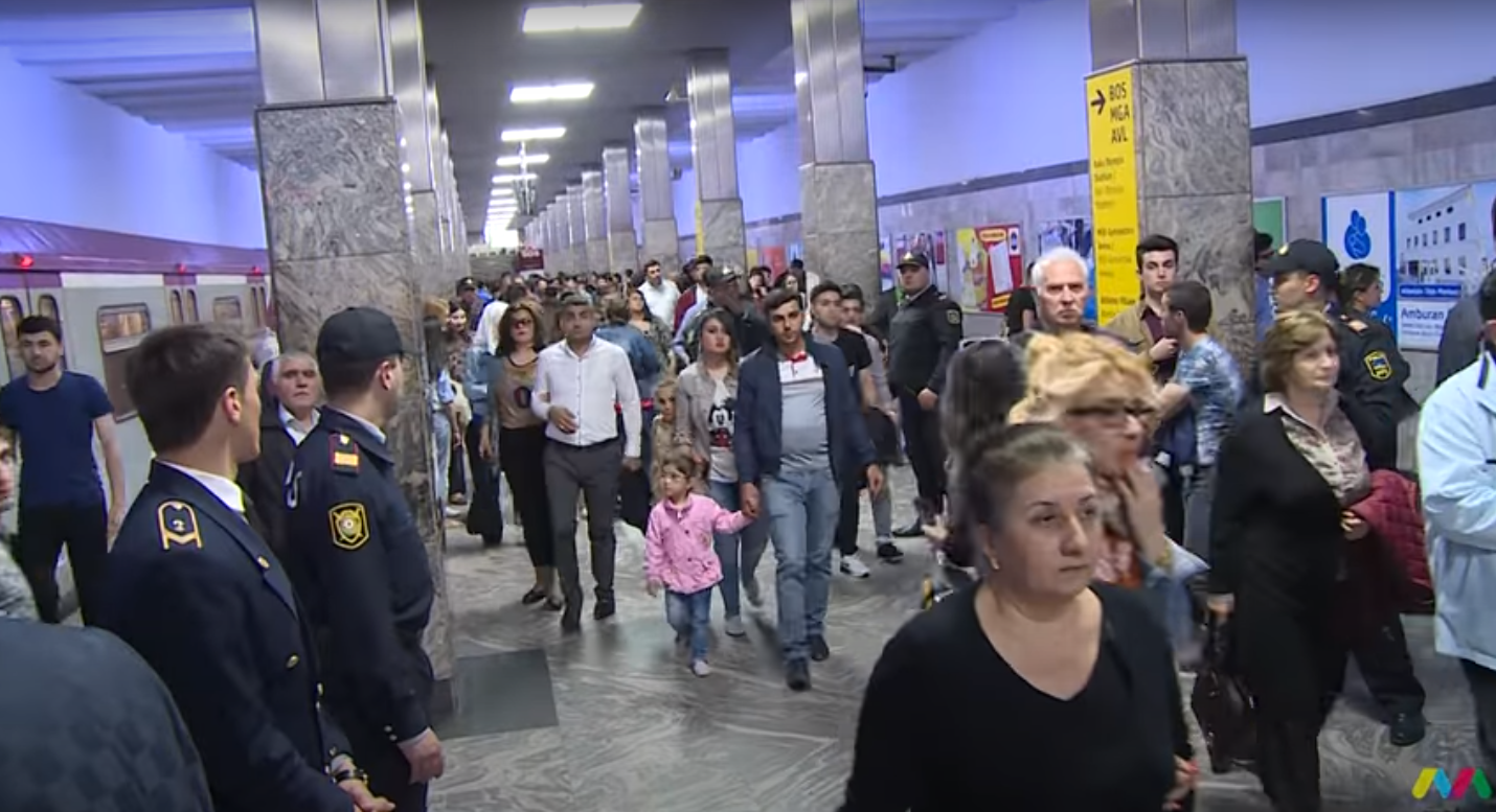 Bakı metropoliteni: IV Islam Həmrəyliyi Oyunları. Bağlanış